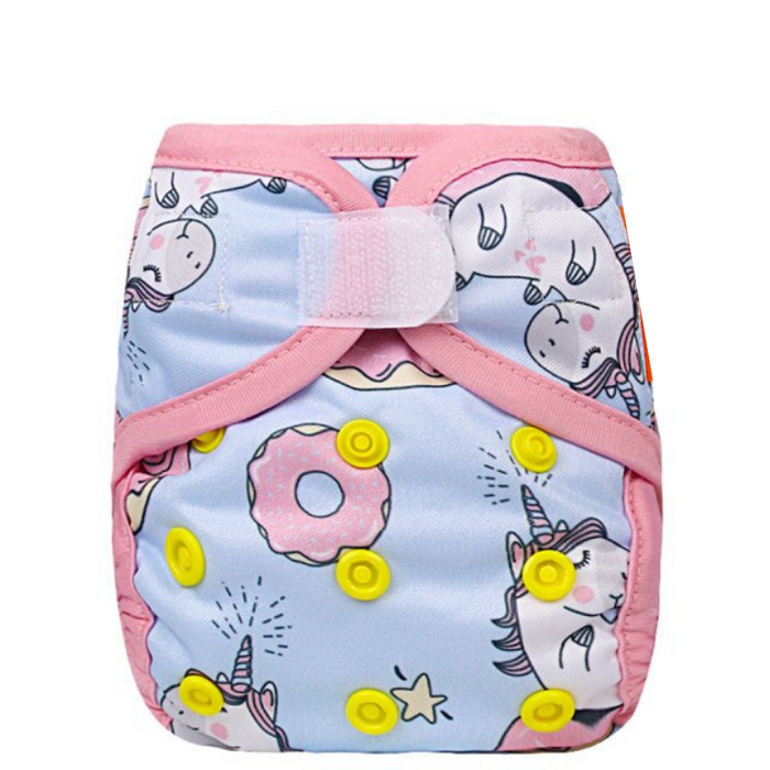 Cloth Diaper Cover With Inserts For 0 to 6 Month Old Babies