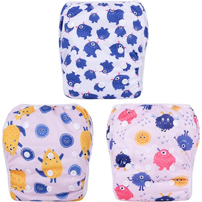 Baby Swim Diapers Reusable Washable & Adjustable For Swimming Lesson & Baby Shower Gifts Baby Boy And Girl