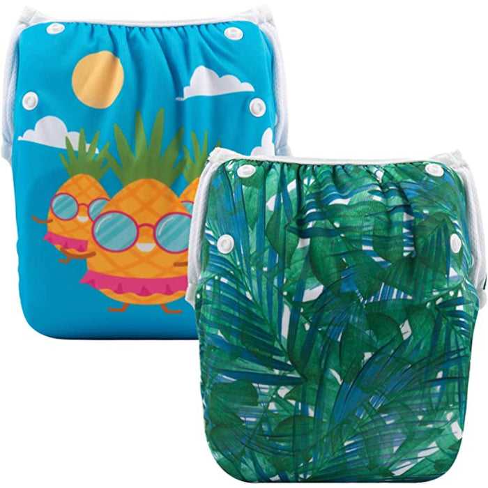 Baby Swim Diapers Reusable Washable & Adjustable For Swimming Lesson & Baby Shower Gifts Baby Boy And Girl