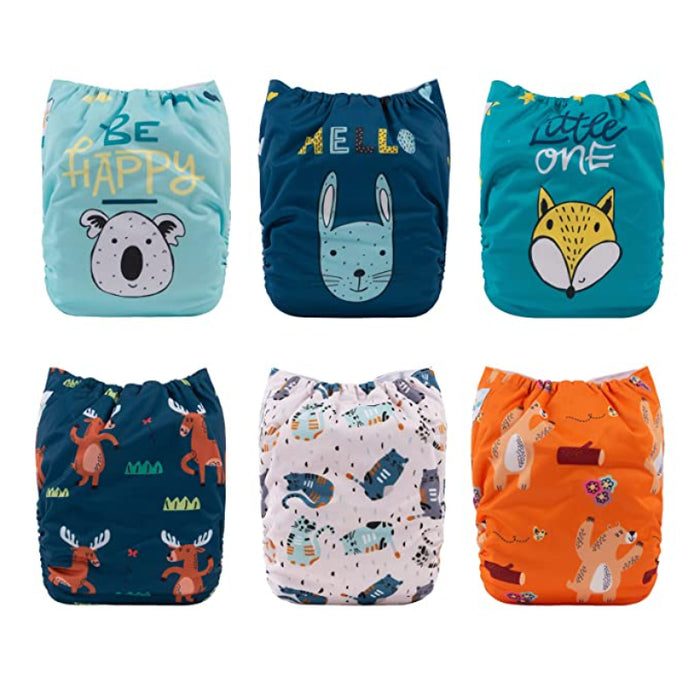 Reusable Cloth Diapers For Baby Girls And Boys