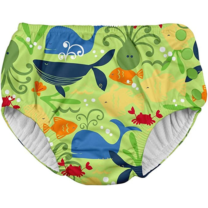 Printed Baby Reusable Absorbent Swimsuit Diaper