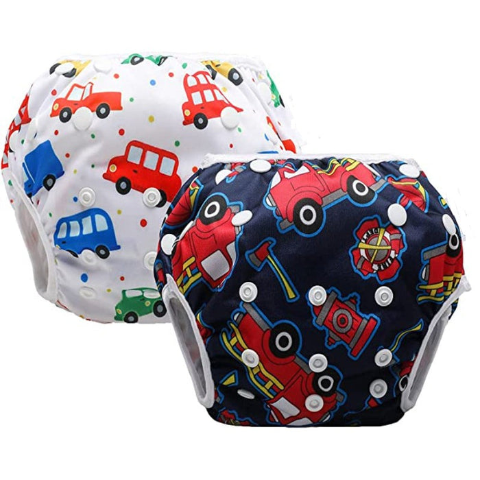 Reusable Swim Diapers Adjustable Stylish Fits 8-36Lbs Ultra Premium For Swimming Lessons