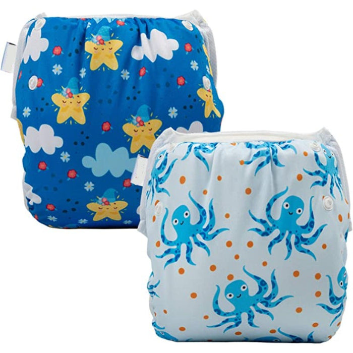 Baby Swim Diapers Reusable Washable & Adjustable For Swimming Lesson & Baby Shower Gifts Baby Boy And Girl
