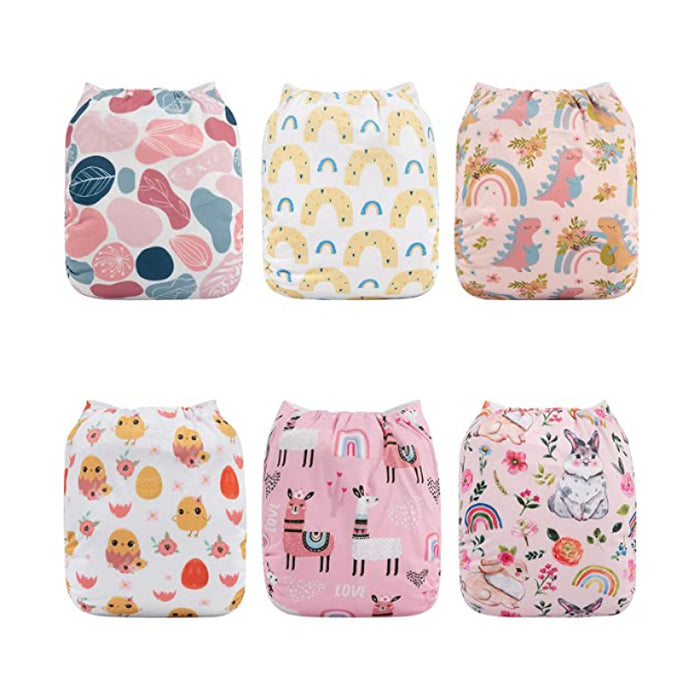 Reusable Cloth Diapers For Baby Girls And Boys