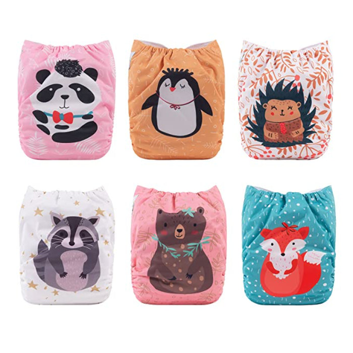 Reusable Cloth Diapers For Baby Girls And Boys