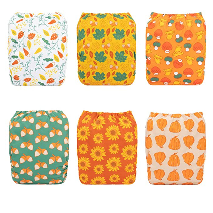 Adjustable Washable Cloth Diapers For Baby Girls And Boys