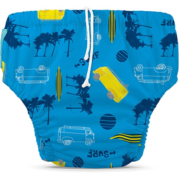 Reusable Swim Diaper With Adjustable Drawstring, Soft And Snug Fit To Prevent Leaks