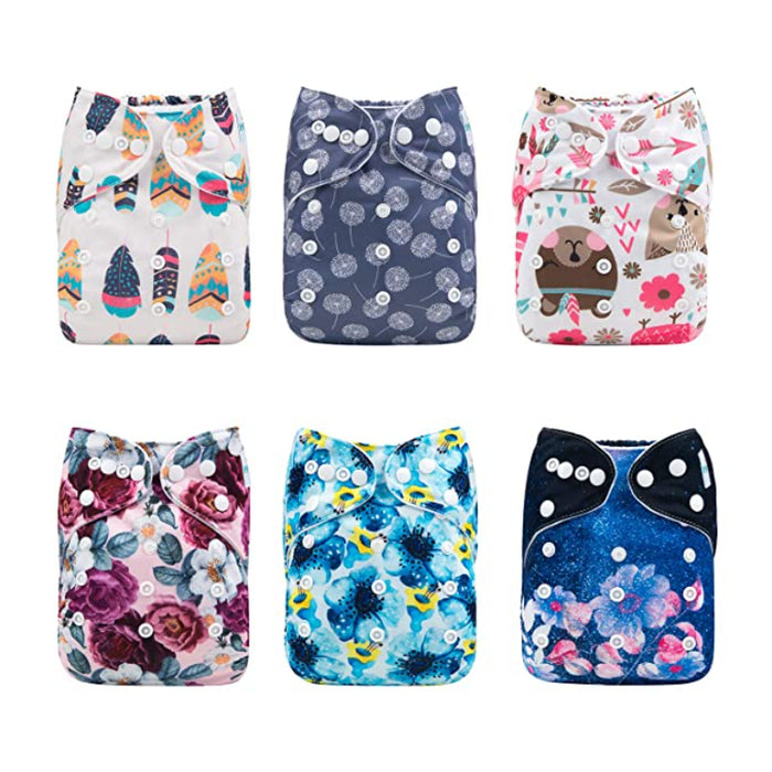 Reusable Cloth Diapers For Baby Girls And Boys