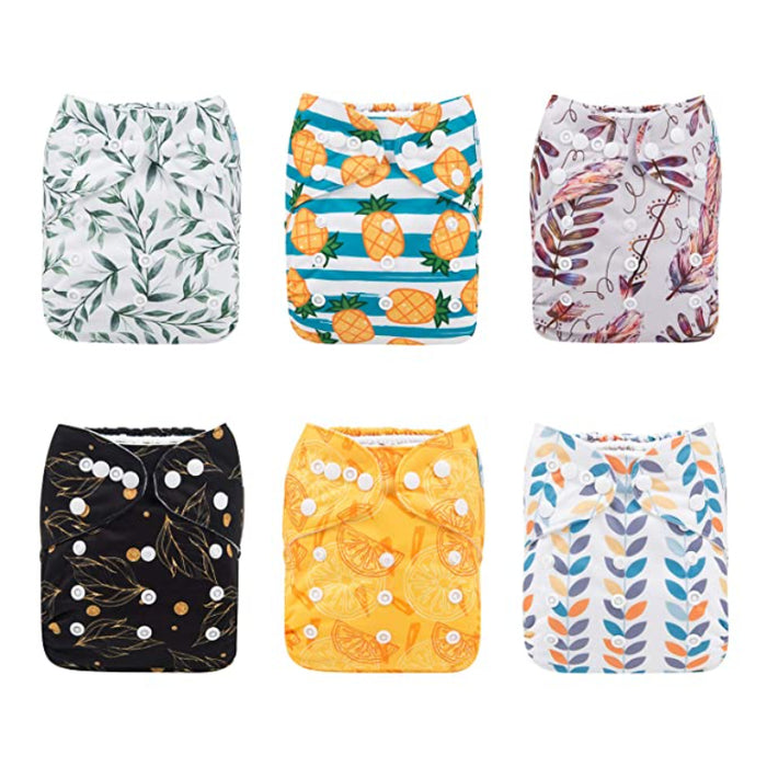 Adjustable Washable Cloth Diapers For Baby Girls And Boys