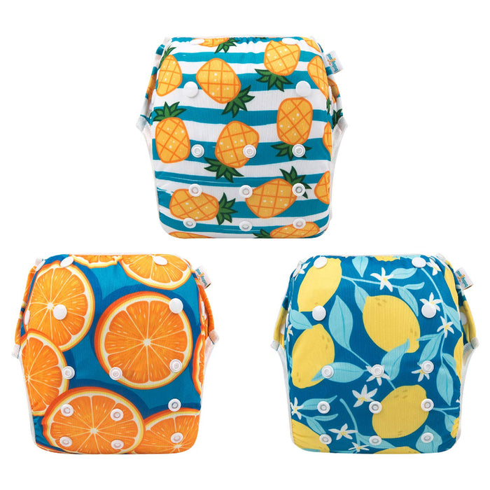 3 Pack Of Baby Boy Swim Diapers, Reusable Adjustable Washable 0-8M Baby Gifts And Swimming Lessons