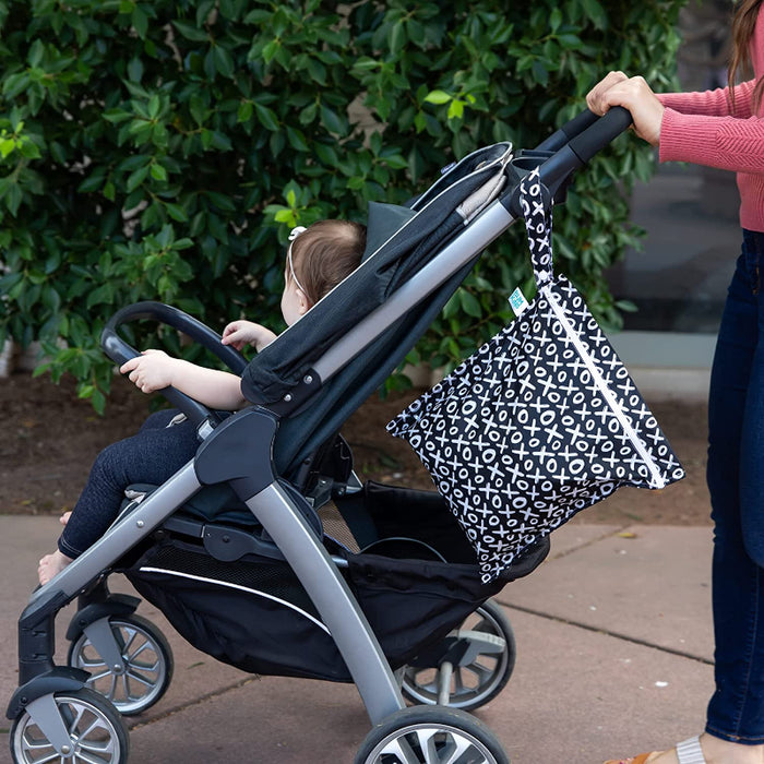 Waterproof Wet Dry Bags For Baby, Travel, Swimsuit, Cloth Diapers, Pump Parts, Gym Clothes, Toiletries, Strap To Stroller, Zipper Reusable Bag, Packing Pouch