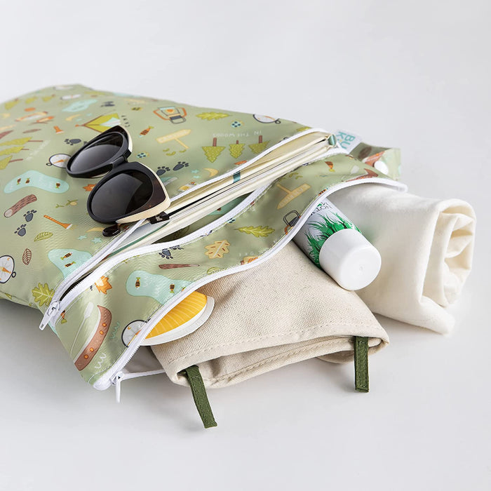 Waterproof Wet Dry Bags For Baby Cloth Diapers
