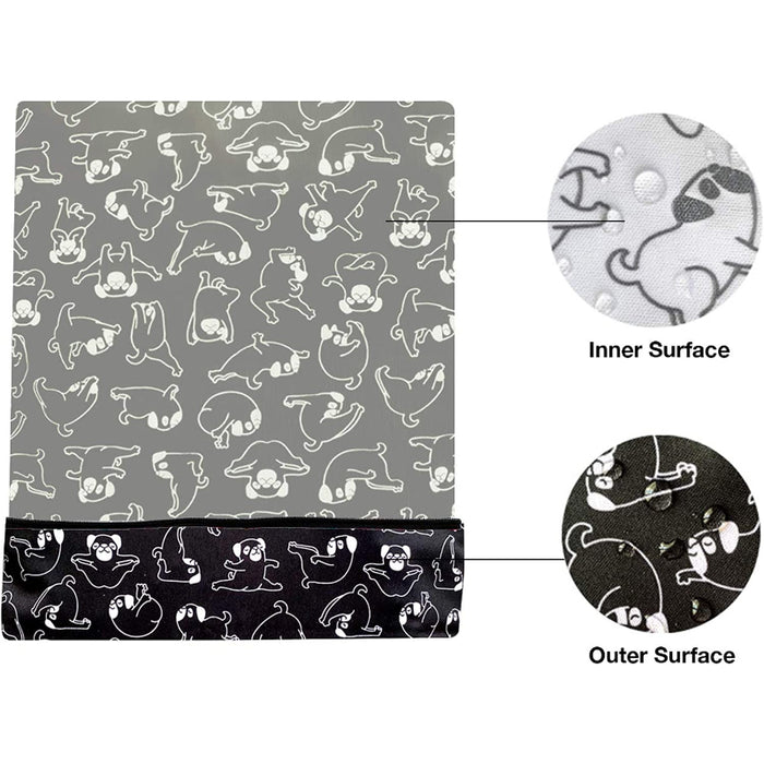 Reusable And Washable Wet Bag Diaper Bag Water Resistant Swimming Bag Pouch, Yoga Gym Bag