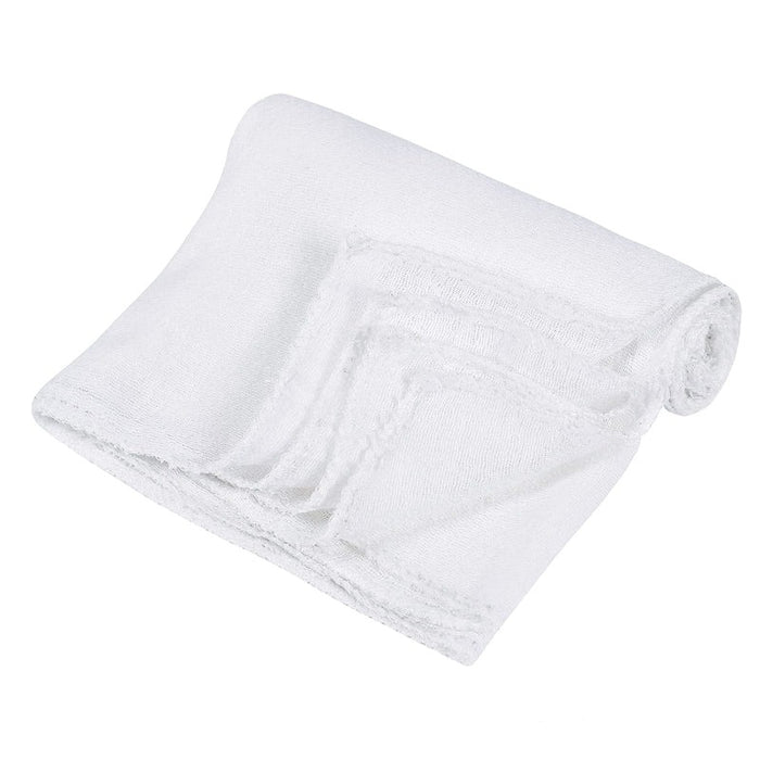 Flat-Fold Cloth Diapers, White, 24x27 Inch
