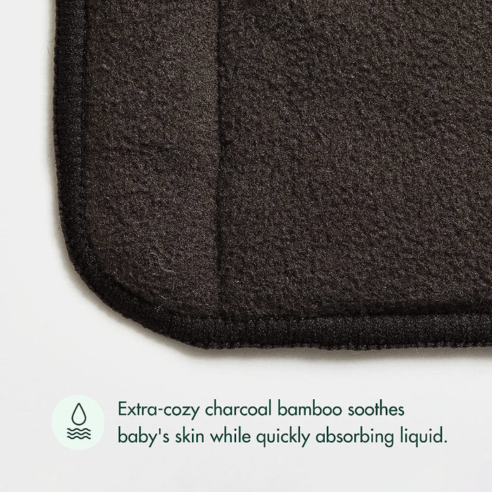 Cloth Diaper Inserts 5 Layer Charcoal Bamboo Reusable Liners For Cloth Diapers