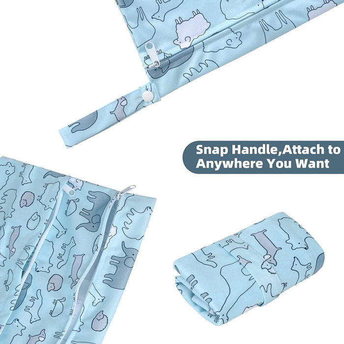 Reusable Waterproof Cloth Diaper Wet Dry Bags