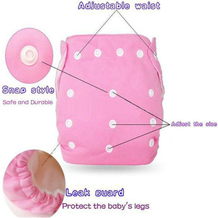 2Pcs Reusable Baby Swim Diapers Washable Cloth Cover For Lite Swimmer