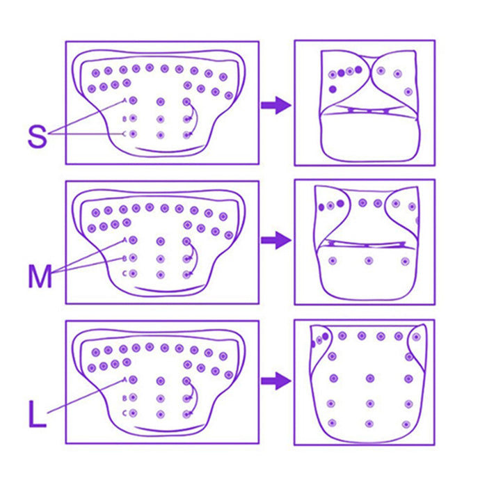 2Pcs Reusable Baby Swim Diapers Washable Cloth Cover For Lite Swimmer