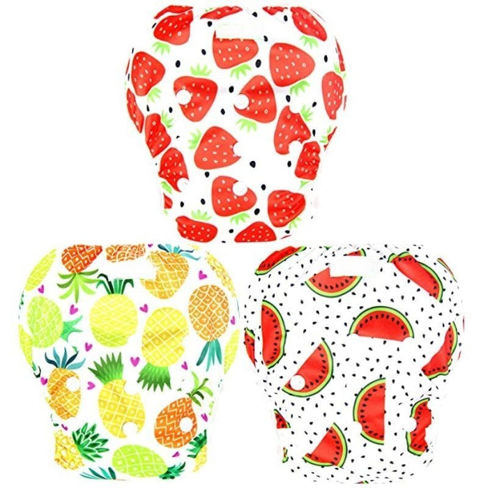 3 Pack Adjustable Reusable Baby Swim Diaper