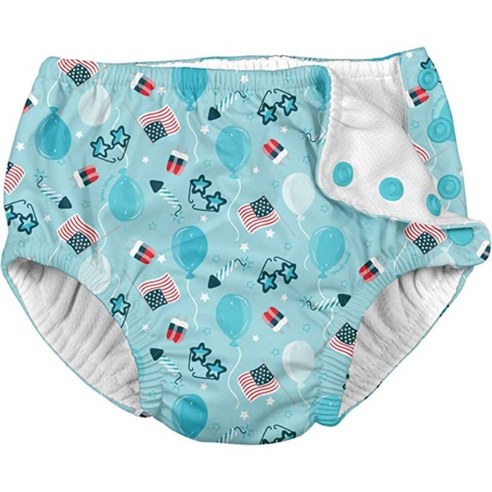 Colorful Printed Baby Reusable Absorbent Swimsuit Diaper