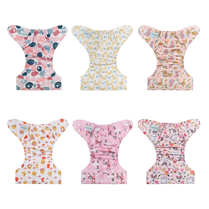 Reusable Cloth Diapers For Baby Girls And Boys