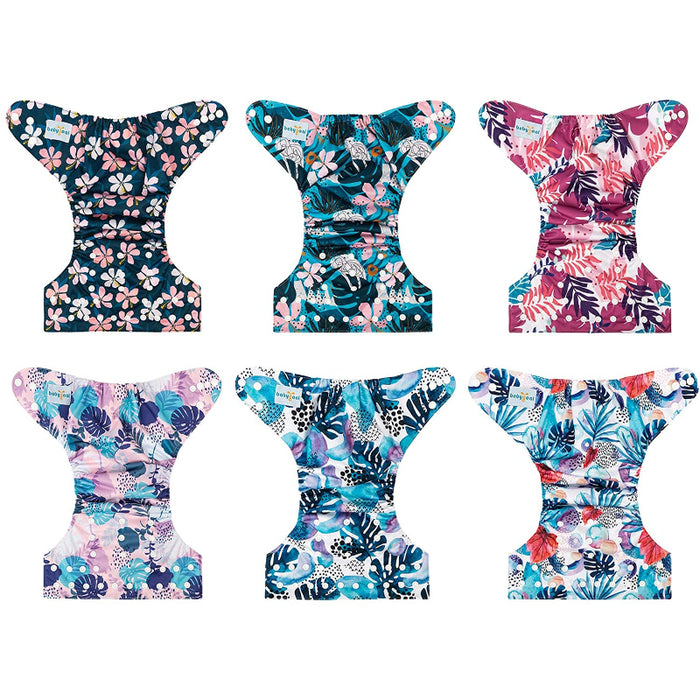 Adjustable Washable Cloth Diapers For Baby Girls And Boys