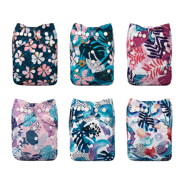 Adjustable Washable Cloth Diapers For Baby Girls And Boys