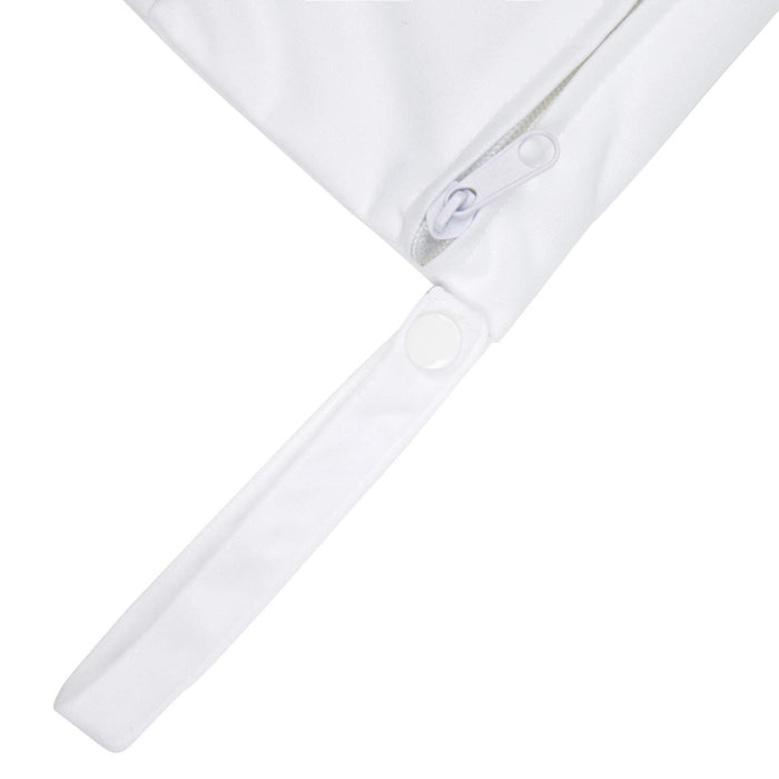 3 Pack Of Wet Dry Bags For Baby Cloth Diapers With 2 Pockets
