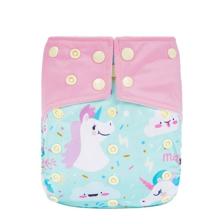 Reusable Diaper With Two Pockets For 0 to 6 Month Old Babies & Toddlers