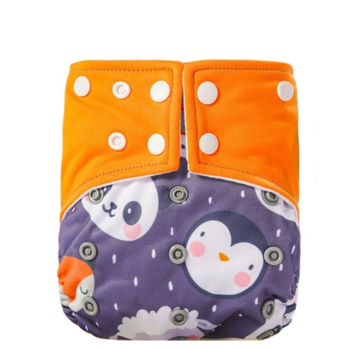 Reusable Diaper With Two Pockets For 0 to 6 Month Old Babies & Toddlers