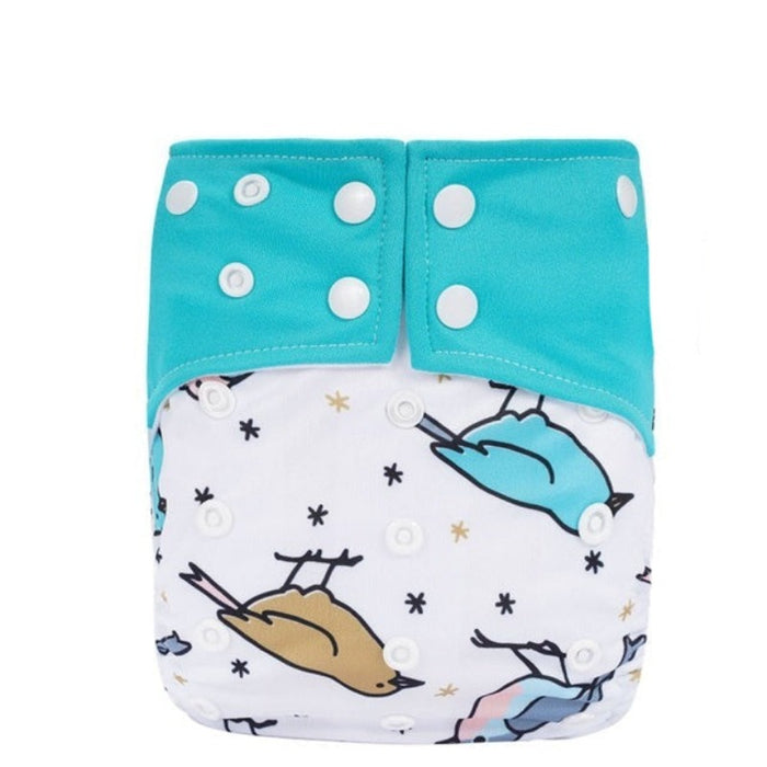 Reusable Diaper With Two Pockets For 0 to 6 Month Old Babies & Toddlers