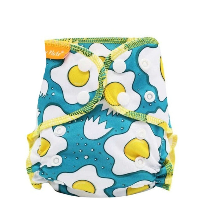 Organic Reusable Cloth Diaper With Waterproof For 0 to 6 Month Old Babies & Toddlers