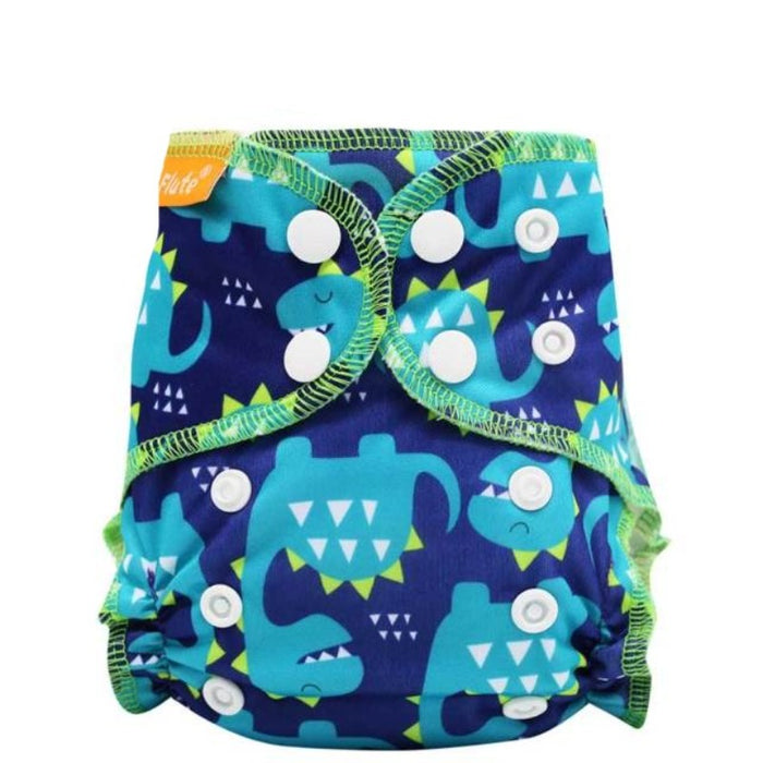 Organic Reusable Cloth Diaper With Waterproof For 0 to 6 Month Old Babies & Toddlers