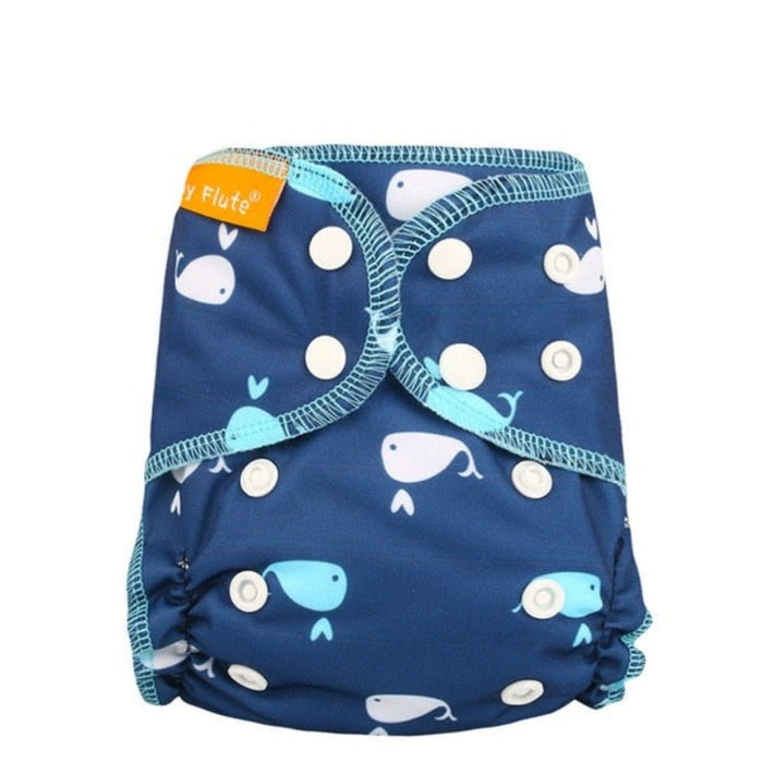 Organic Reusable Cloth Diaper With Waterproof For 0 to 6 Month Old Babies & Toddlers