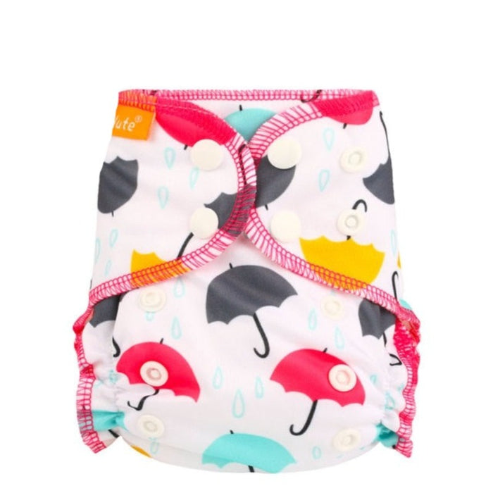 Organic Reusable Cloth Diaper With Waterproof For 0 to 6 Month Old Babies & Toddlers