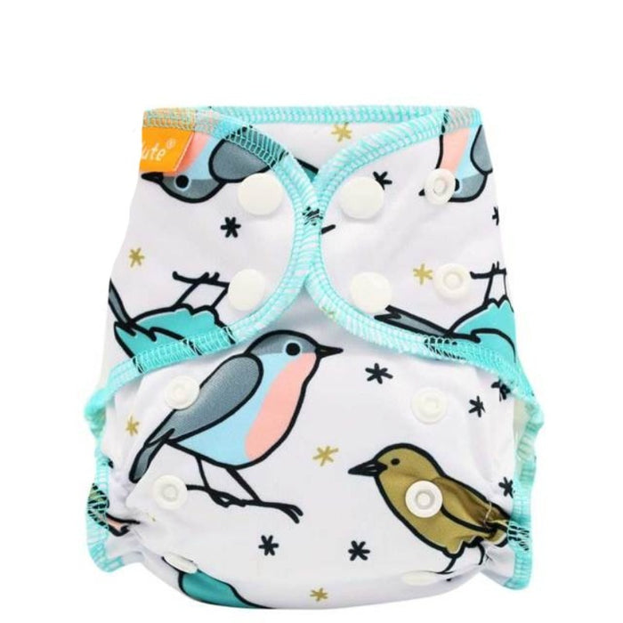 Organic Reusable Cloth Diaper With Waterproof For 0 to 6 Month Old Babies & Toddlers