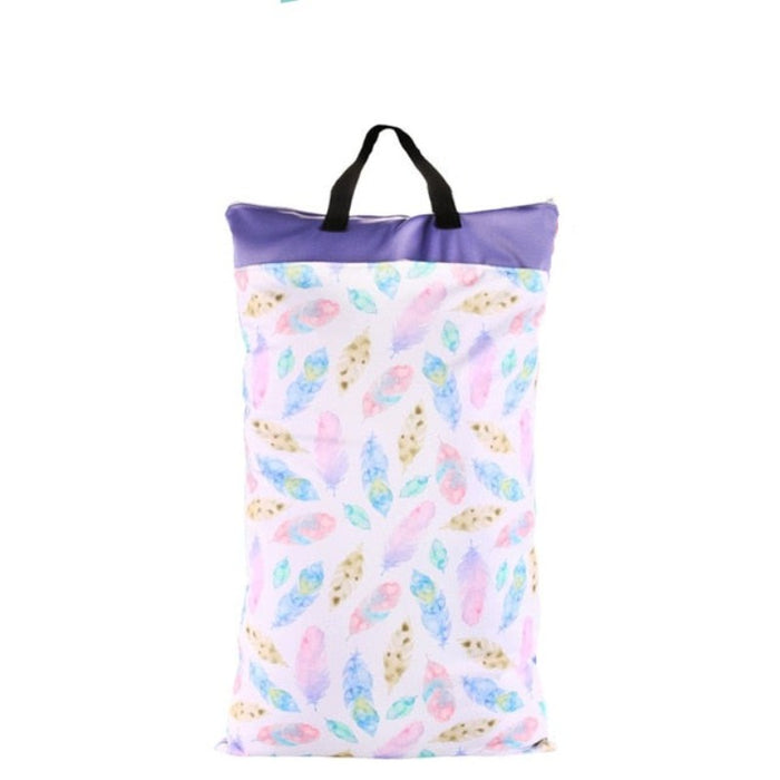 Large Reusable Wet/Dry Pail Bag For Cloth Diaper For 0 to 36 Month Old Babies