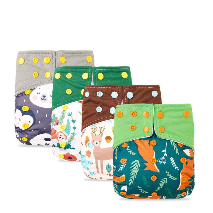 1Pc Cloth Diaper With 1 Insert For 12 to 24 Month Old Babies And Toddlers