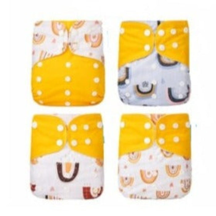 Reusable Cloth Pocket Diapers + Microfiber Inserts For 6 to 12 Months Baby