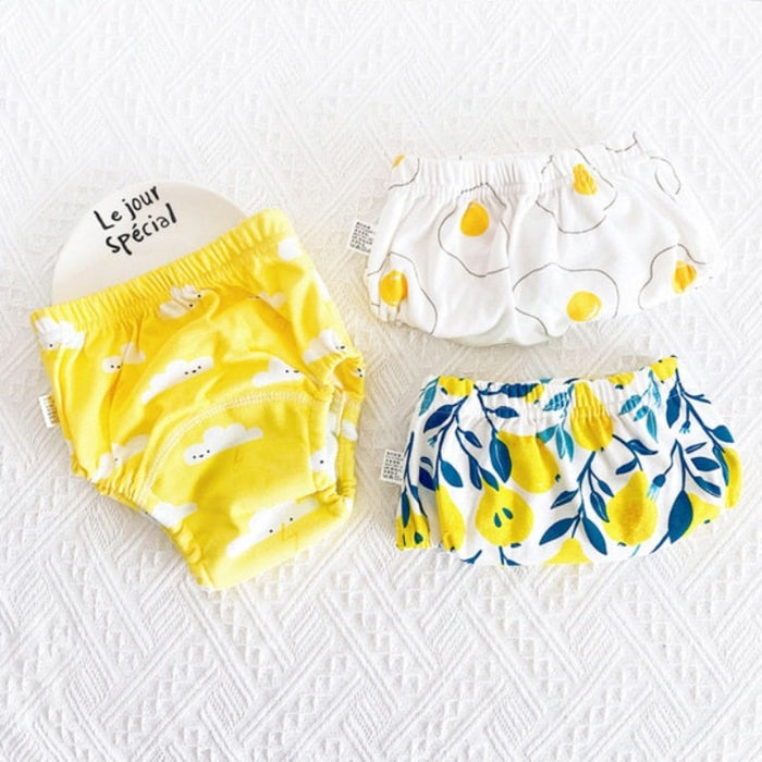 Reusable Diaper Panties With 6 Layers Nappies For 6 to 24 Months Old Babies