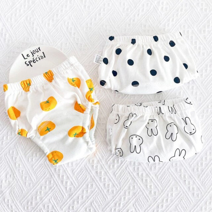 Reusable Diaper Panties With 6 Layers Nappies For 6 to 24 Months Old Babies