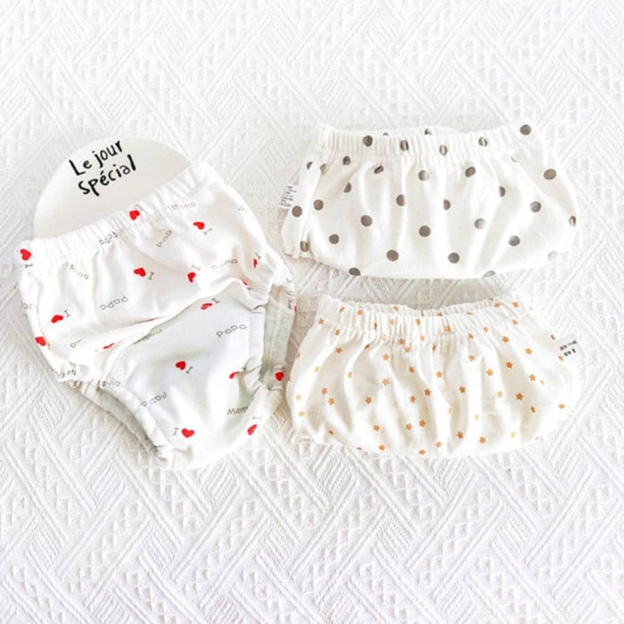 Reusable Diaper Panties With 6 Layers Nappies For 6 to 24 Months Old Babies