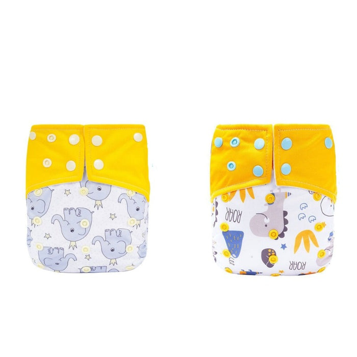 Reusable Diaper With Two Pockets For 0 to 6 Month Old Babies & Toddlers