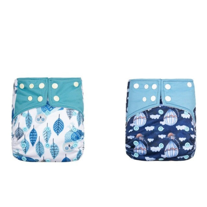 Reusable Diaper With Two Pockets For 0 to 6 Month Old Babies & Toddlers