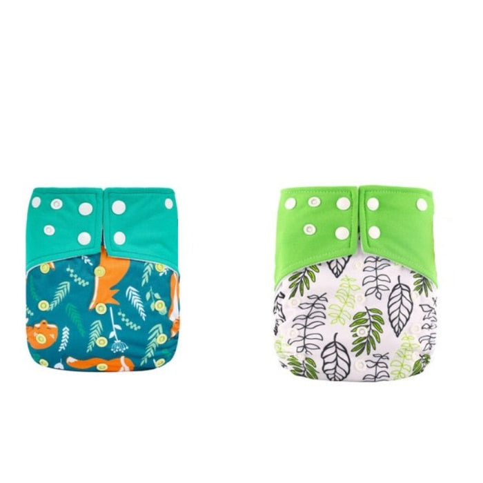 Reusable Diaper With Two Pockets For 0 to 6 Month Old Babies & Toddlers