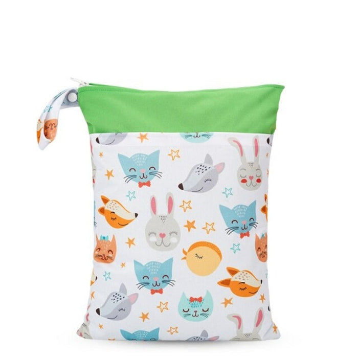 Waterproof Reusable Wet Bag For Diapers & Nappies For 0 to 24 Months Old Babies & Toddlers