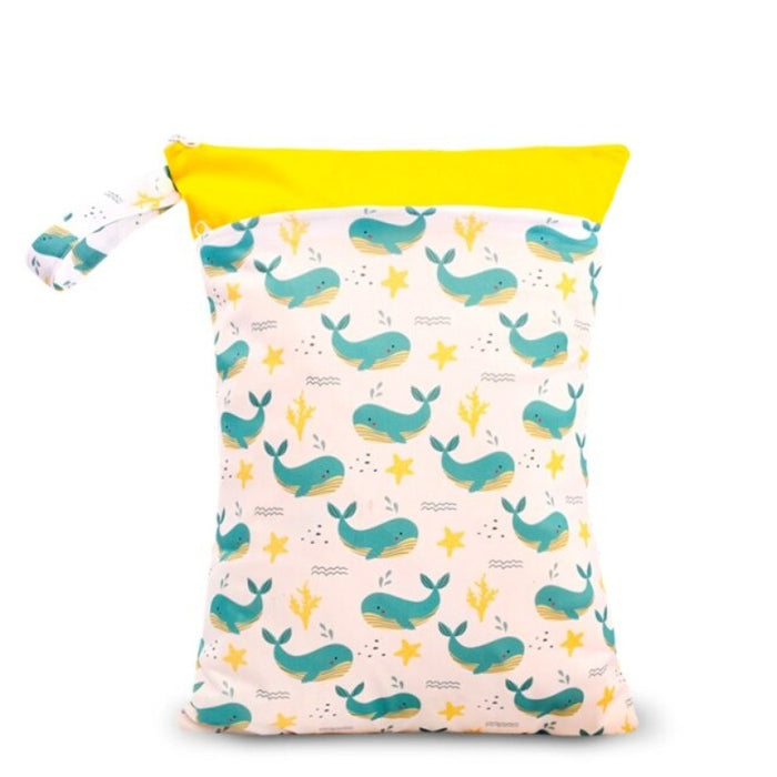 Waterproof Reusable Wet Bag For Diapers & Nappies For 0 to 24 Months Old Babies & Toddlers